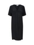 Saint Tropez Aida Short Sleeve Knee Length Dress, Black, Black