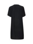 Saint Tropez Aida Short Sleeve Knee Length Dress, Black