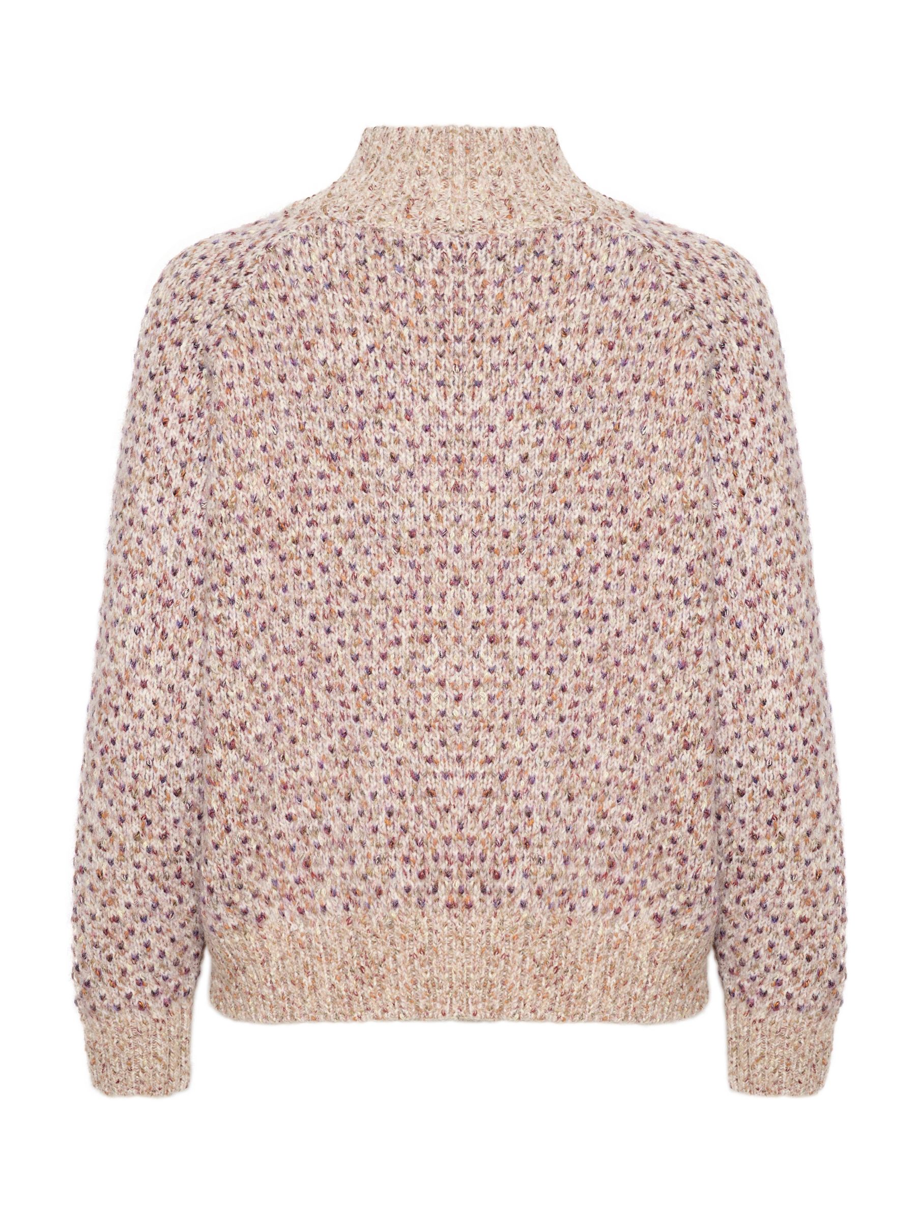 Saint Tropez Anna Chunky Jumper, Petunia Melange at John Lewis & Partners