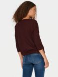 Saint Tropez Mila Jumper, Tawny Port Melange