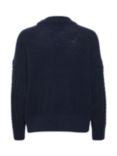 Saint Tropez Amara Cable Knit Casual Fit Jumper, Night Sky Melange