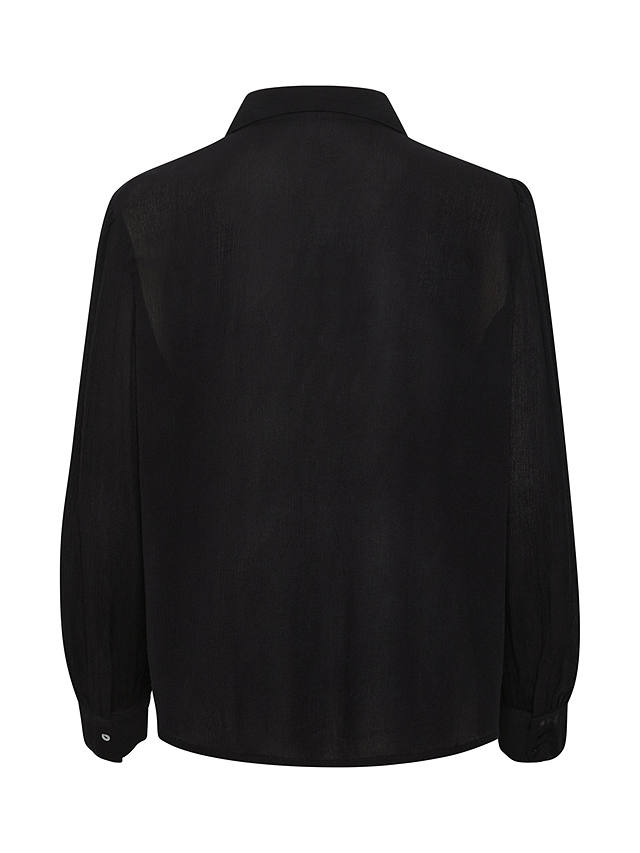 Saint Tropez Alba Casual Fit Button Shirt, Black