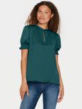 Saint Tropez Nunni Shirred Cuff Blouse