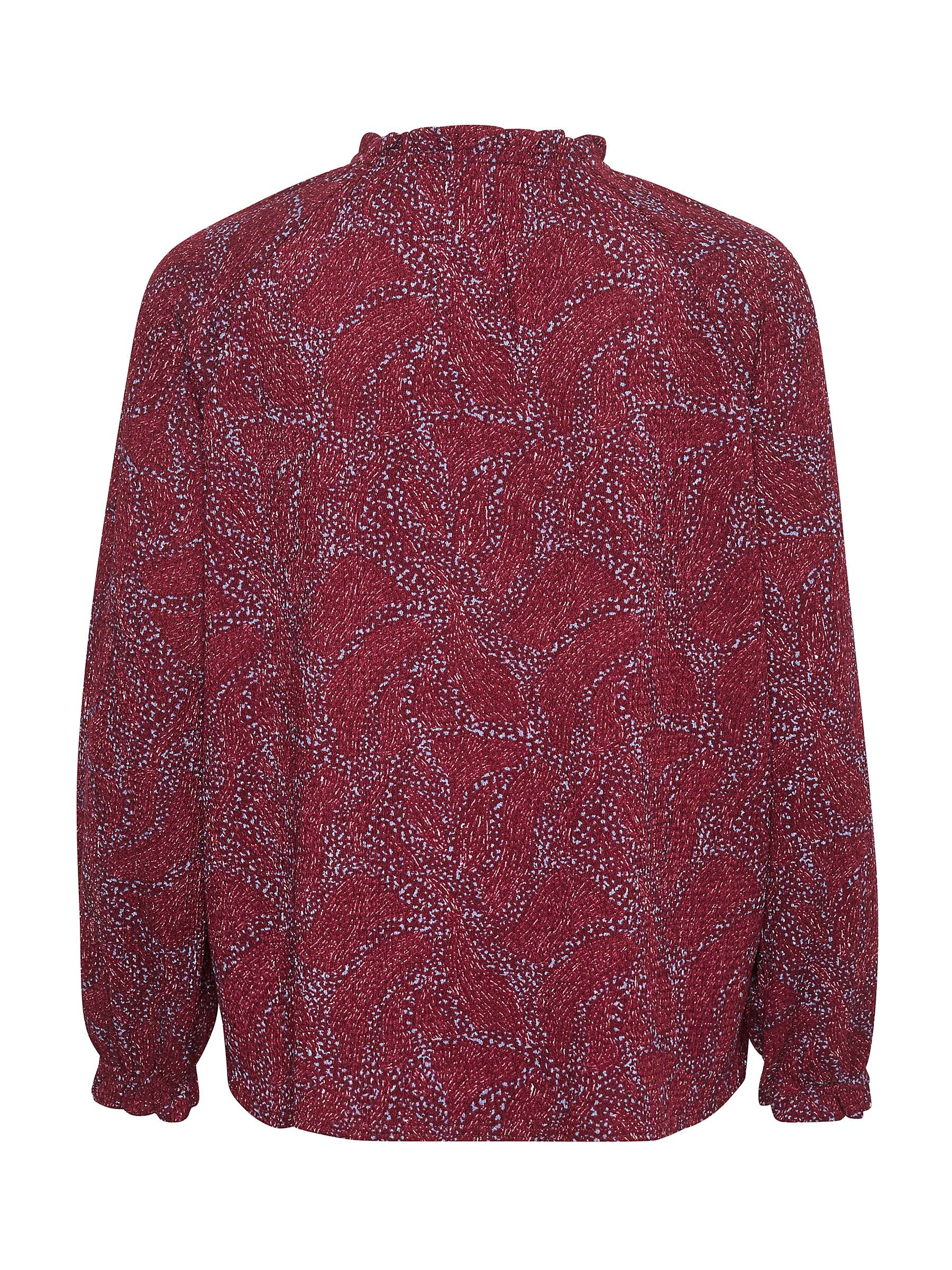 Buy Saint Tropez Averie Stormy Wind Print Blouse, Red/Multi Online at johnlewis.com