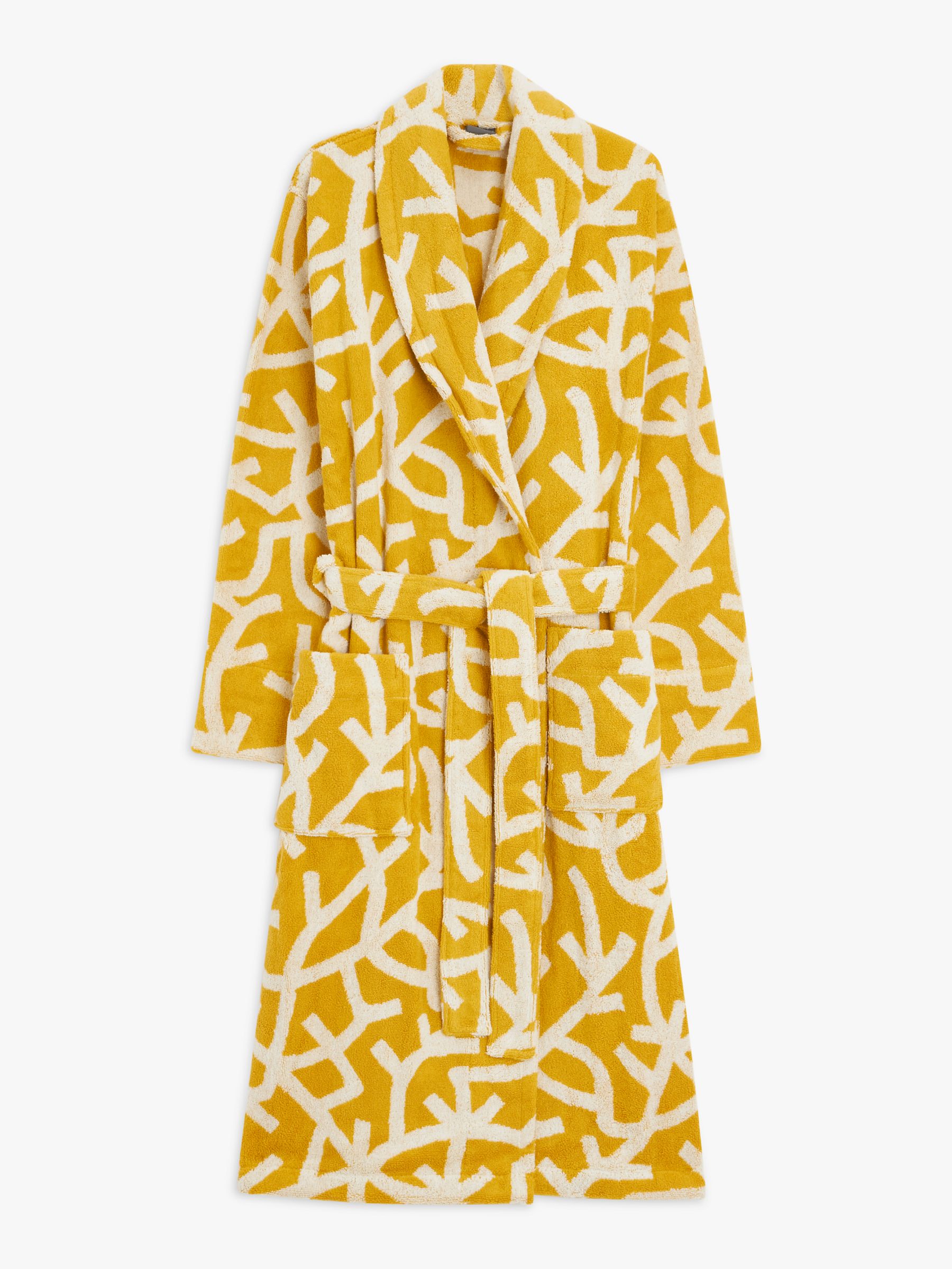 Buy Mini Moderns Forest Bath Robe, Mustard Online at johnlewis.com