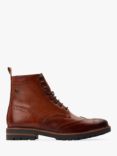 Base London Grove Washed Leather Brogue Boots