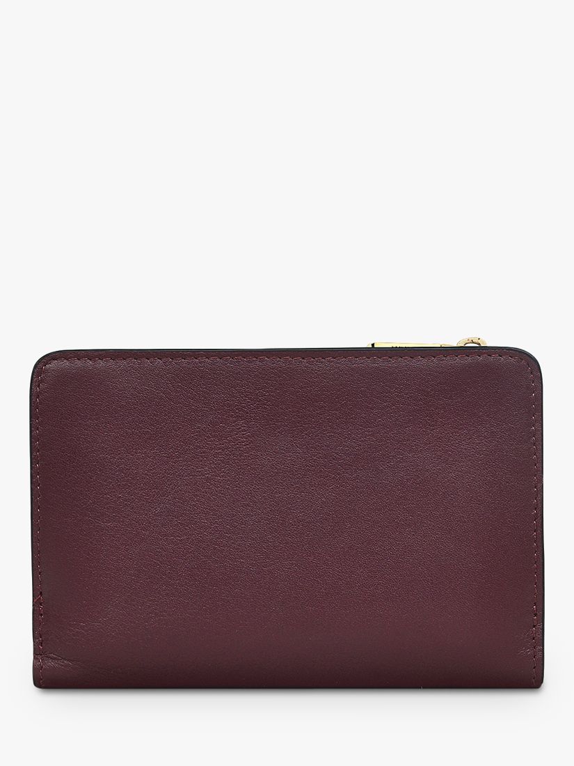 Radley Pockets 2.0 Medium Bifold Leather Purse, Dark Cherry