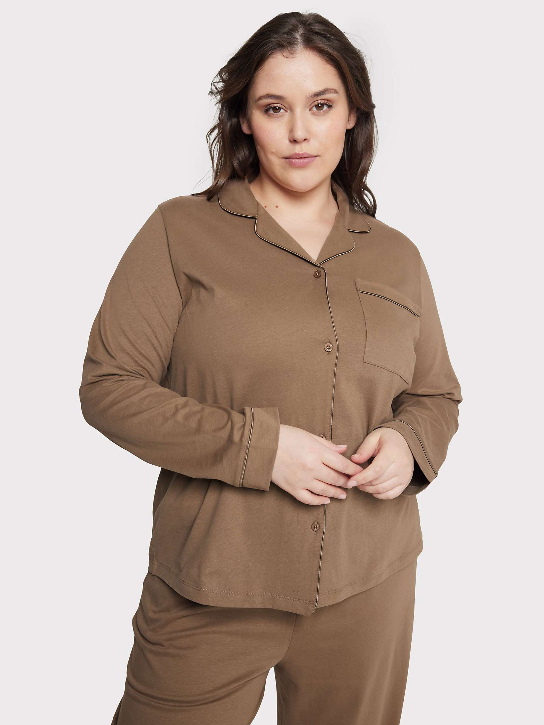 Buy Chelsea Peers Curve Organic Cotton Pyjama Set Online at johnlewis.com