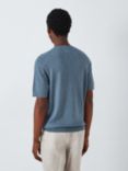 John Lewis Cotton Linen Knit T-Shirt