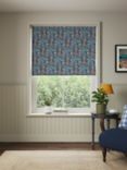 John Lewis Daisy Chain Blackout Roman Blind, Dark Night