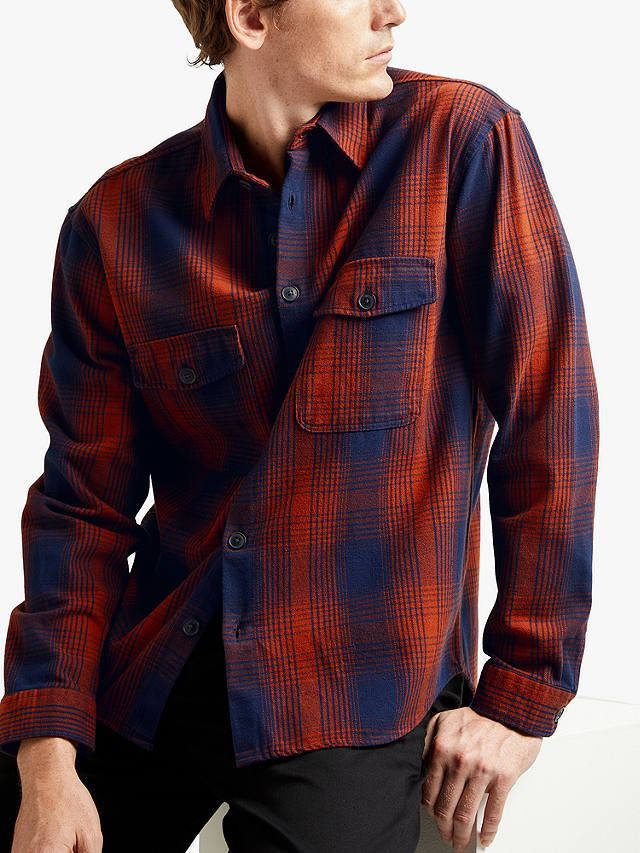 SELECTED HOMME Mason Recycled Cotton Flannel Shirt
