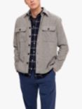 SELECTED HOMME Mason Twill Overshirt, Grey