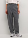 KAFFE Merle Suit Trousers, Dark Grey Melange