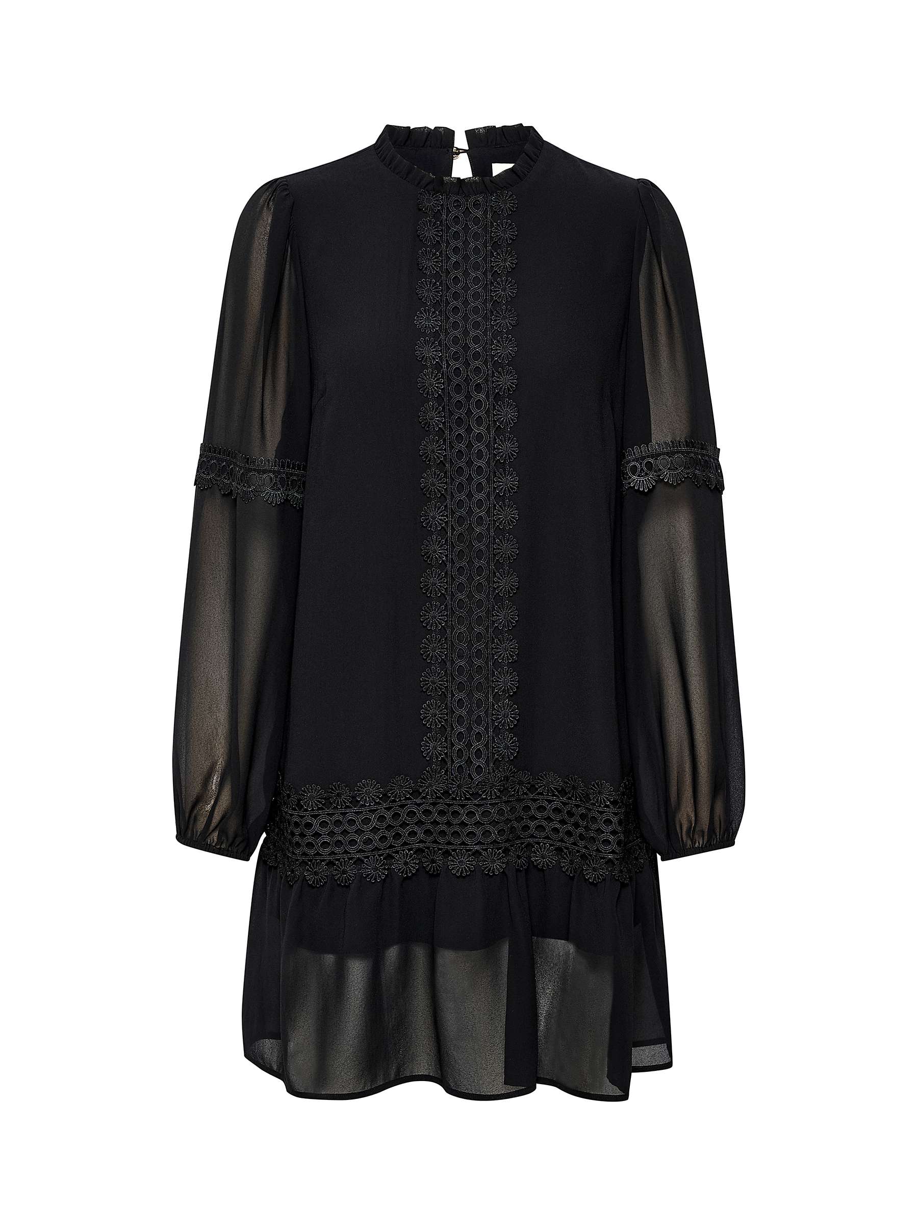 Buy KAFFE Freya Dress, Deep Black Online at johnlewis.com