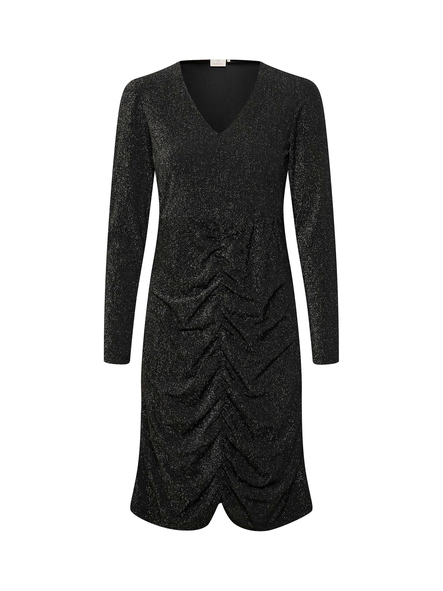 Buy KAFFE Barbara Sparkle Dress, Black Online at johnlewis.com