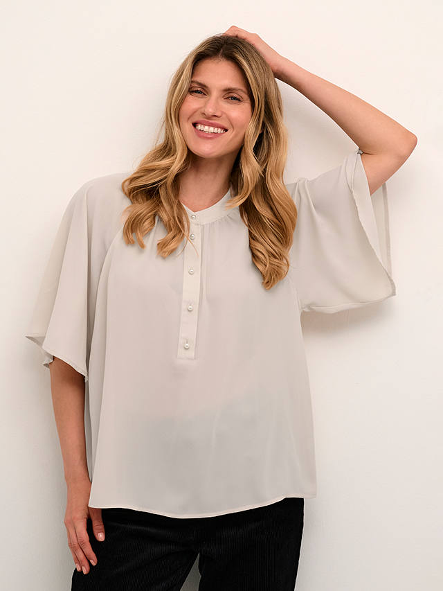 KAFFE Ditte Blouse, Feather Grey