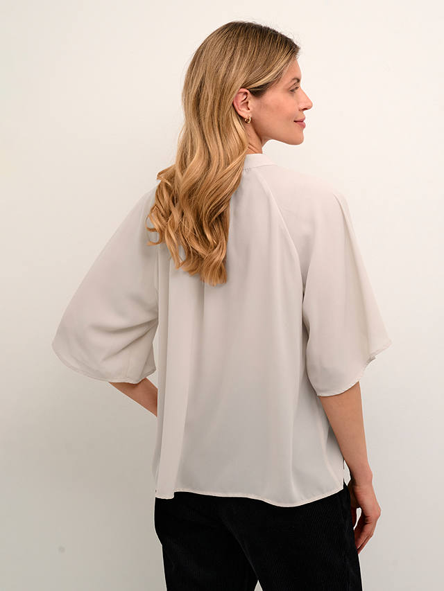 KAFFE Ditte Blouse, Feather Grey
