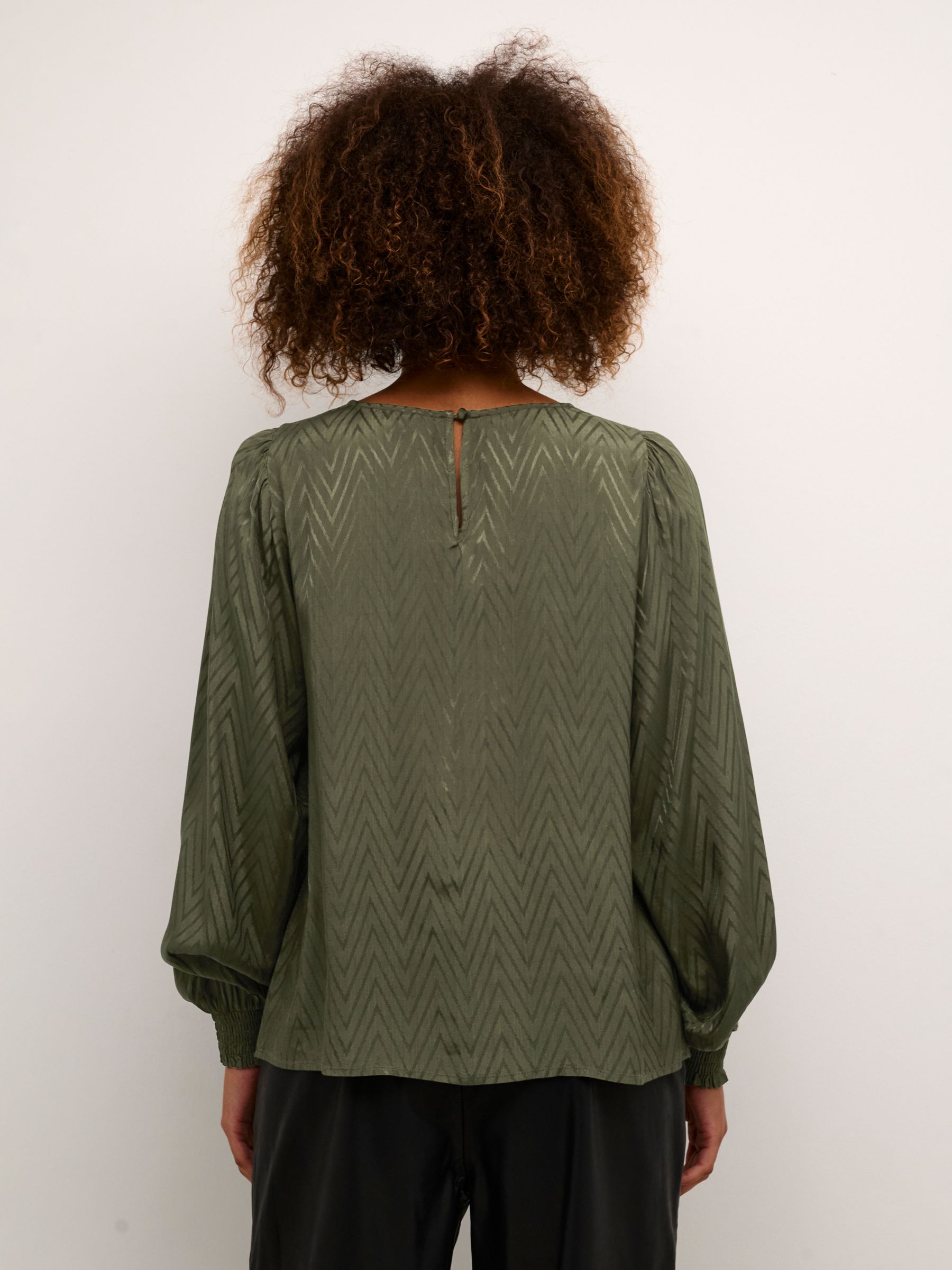 Buy KAFFE Juliana Casual Fit Long Sleeve Blouse Online at johnlewis.com