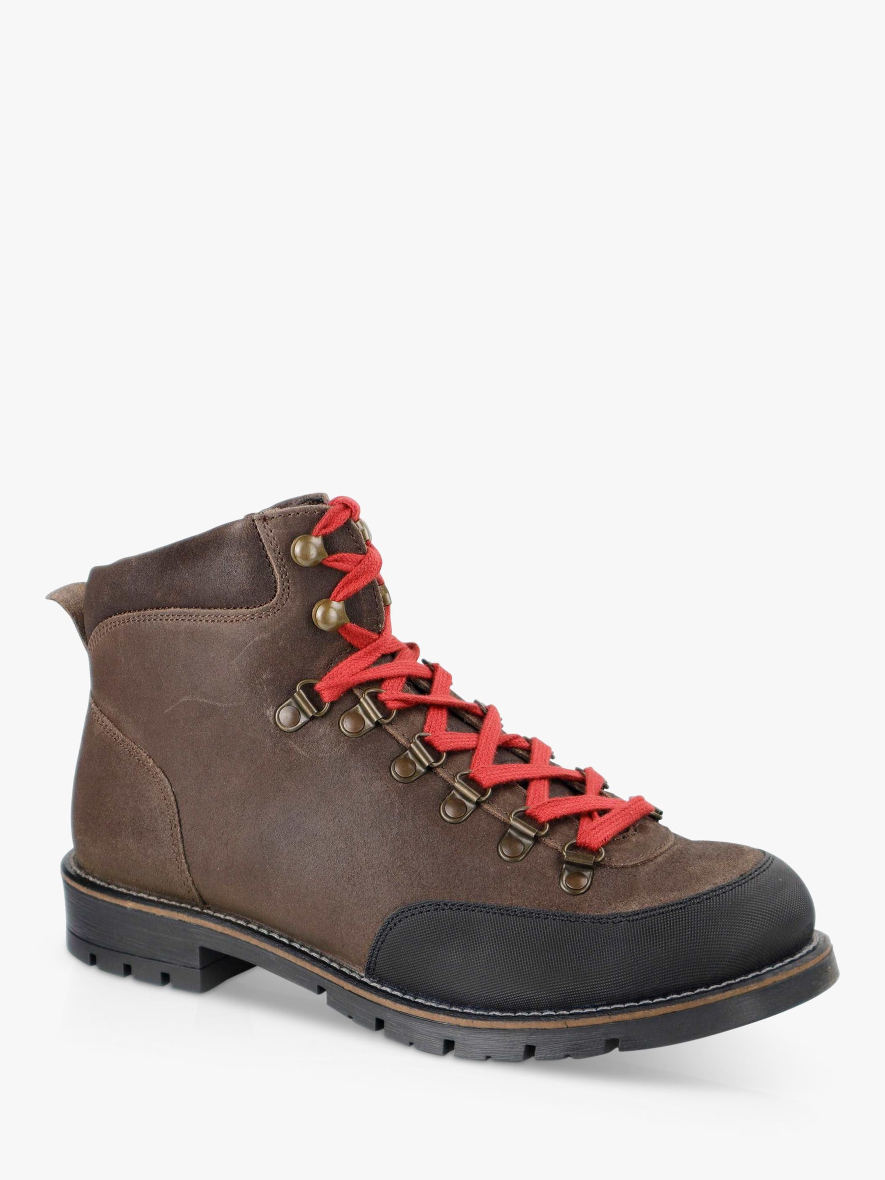 Buy Silver Street London Park Leather Lace Up Boots, Brown Online at johnlewis.com