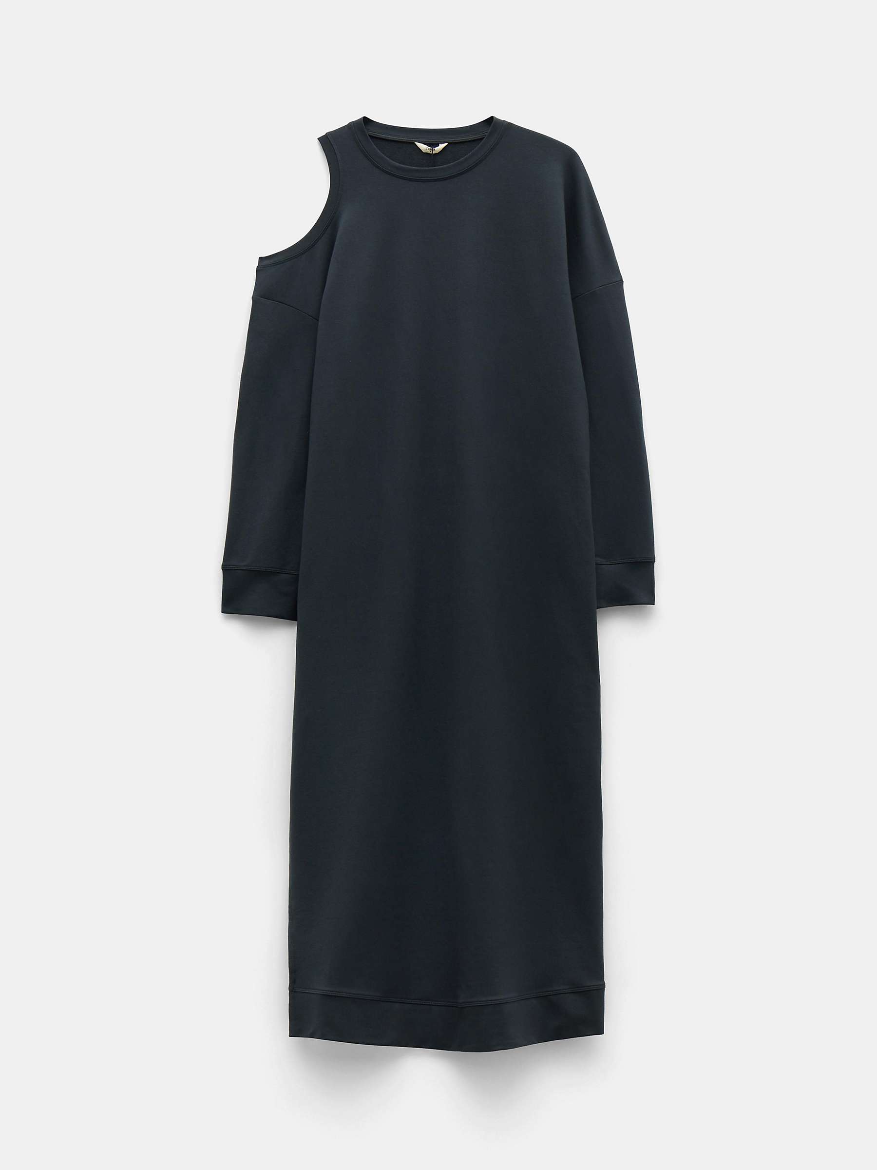 Buy HUSH Neena Cut Out Midi Dress, Anthracite Online at johnlewis.com