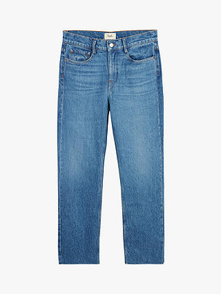 HUSH Laurie Straight Jeans, Mid Authentic