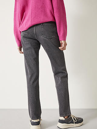 HUSH Laurie Straight Jeans, Washed Grey