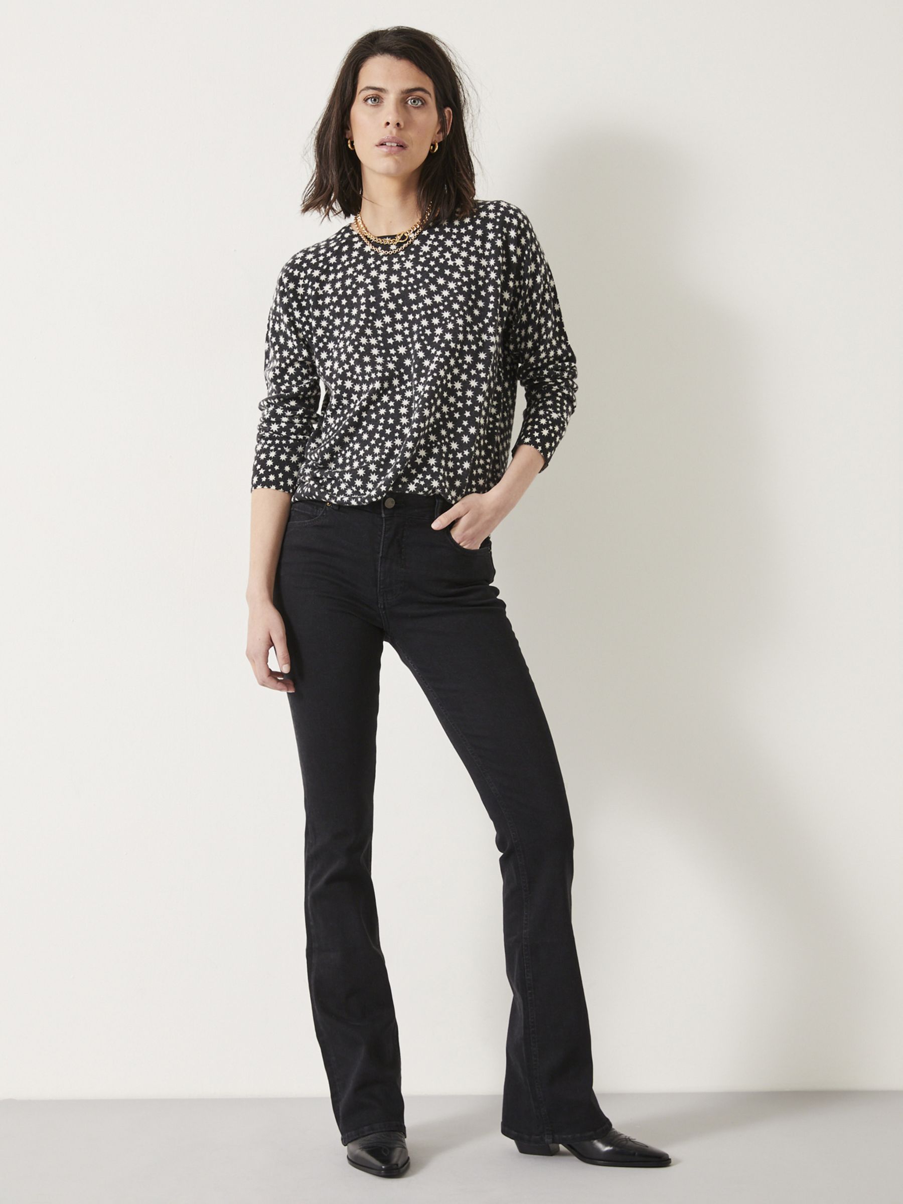 Buy HUSH Lorna Bootcut Jeans Online at johnlewis.com