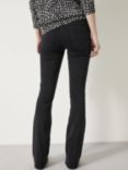 HUSH Lorna High Waist Bootcut Jeans, Washed Black