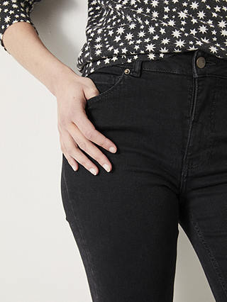 HUSH Lorna Bootcut Jeans, Washed Black