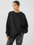 HUSH Quaden Oversized Sweatshirt, Black