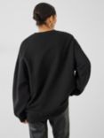 HUSH Quaden Oversized Sweatshirt, Black