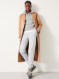 HUSH Mena Relaxed Wool Coat, Camel, Camel