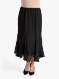 chesca Chiffon Skirt, Black