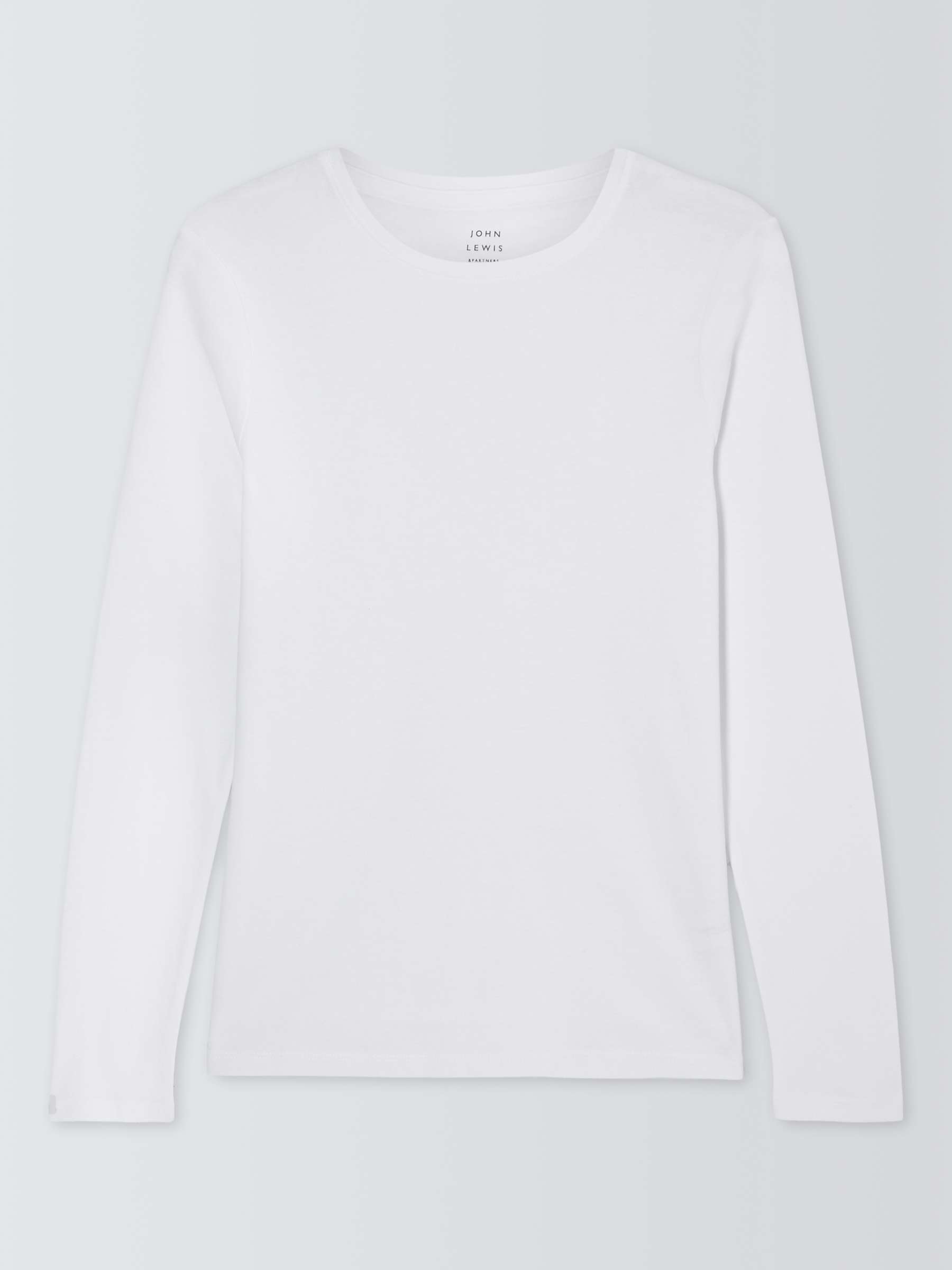 Buy John Lewis Organic Cotton Long Sleeve Crew Neck T-Shirt Online at johnlewis.com