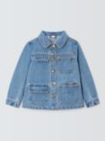 John Lewis Kids' Denim Shacket, Blue