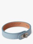 Mulberry Bayswater Thin Leather Bracelet, Poplin Blue