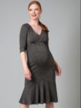 Tiffany Rose Stella Maternity Gown Dress, Sparkle Black