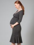 Tiffany Rose Stella Maternity Gown Dress, Sparkle Black