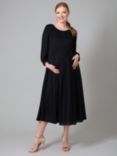 Tiffany Rose Maternity Isla Maternity Ribbed Jersey Dress, Black