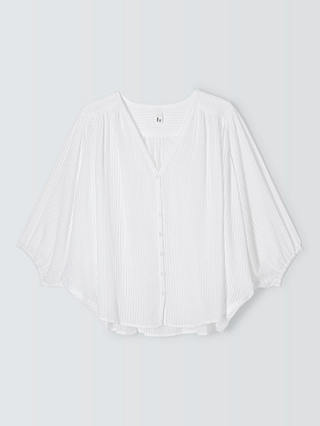 AND/OR Katya Stripe Shirt, White