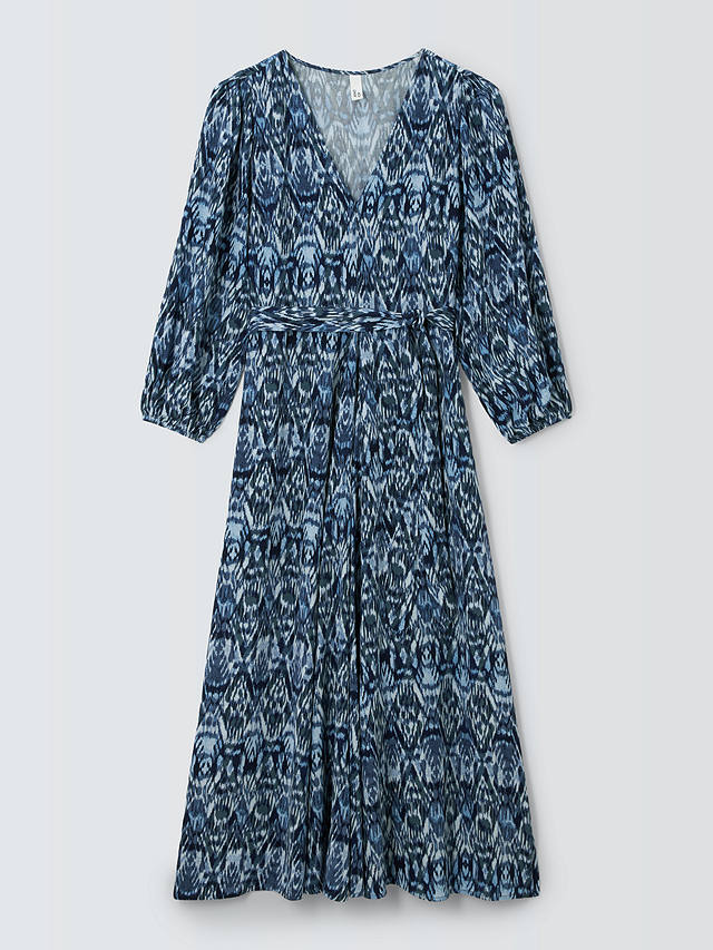 AND/OR Layla Ikat Midi Dress, Blue