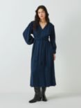 AND/OR Emily Belted Dress, Denim Blue