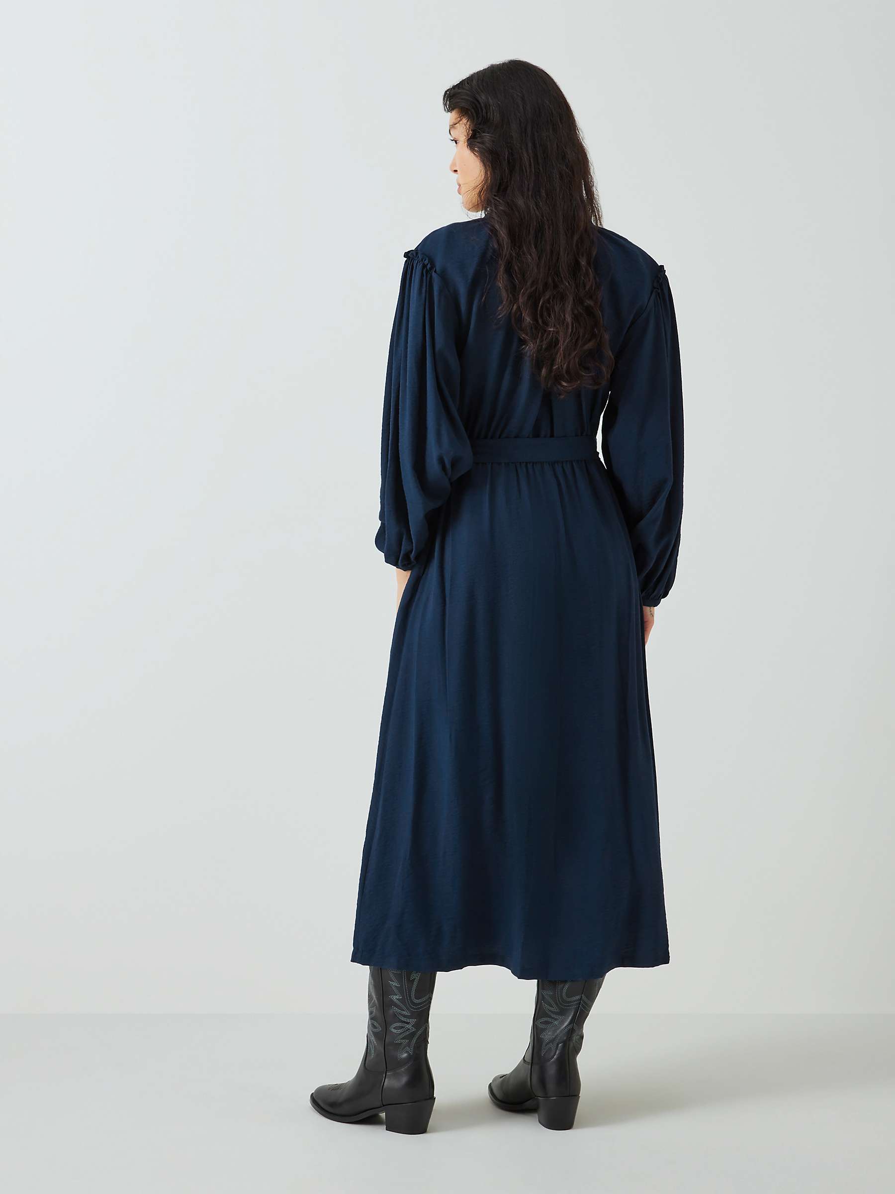 Buy AND/OR Emily Belted Dress, Denim Blue Online at johnlewis.com