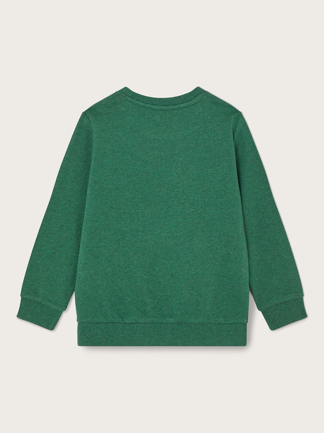 Buy Monsoon Kids' Mason Fox & Bear Cotton Sweatshirt, Green/Multi Online at johnlewis.com