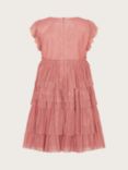 Monsoon Kids' Tiered Party Dress, Pink