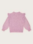 Monsoon Kids' Boutique Knitted Jumper, Purple