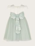Monsoon Baby Tulle Bridesmaid Dress, Green