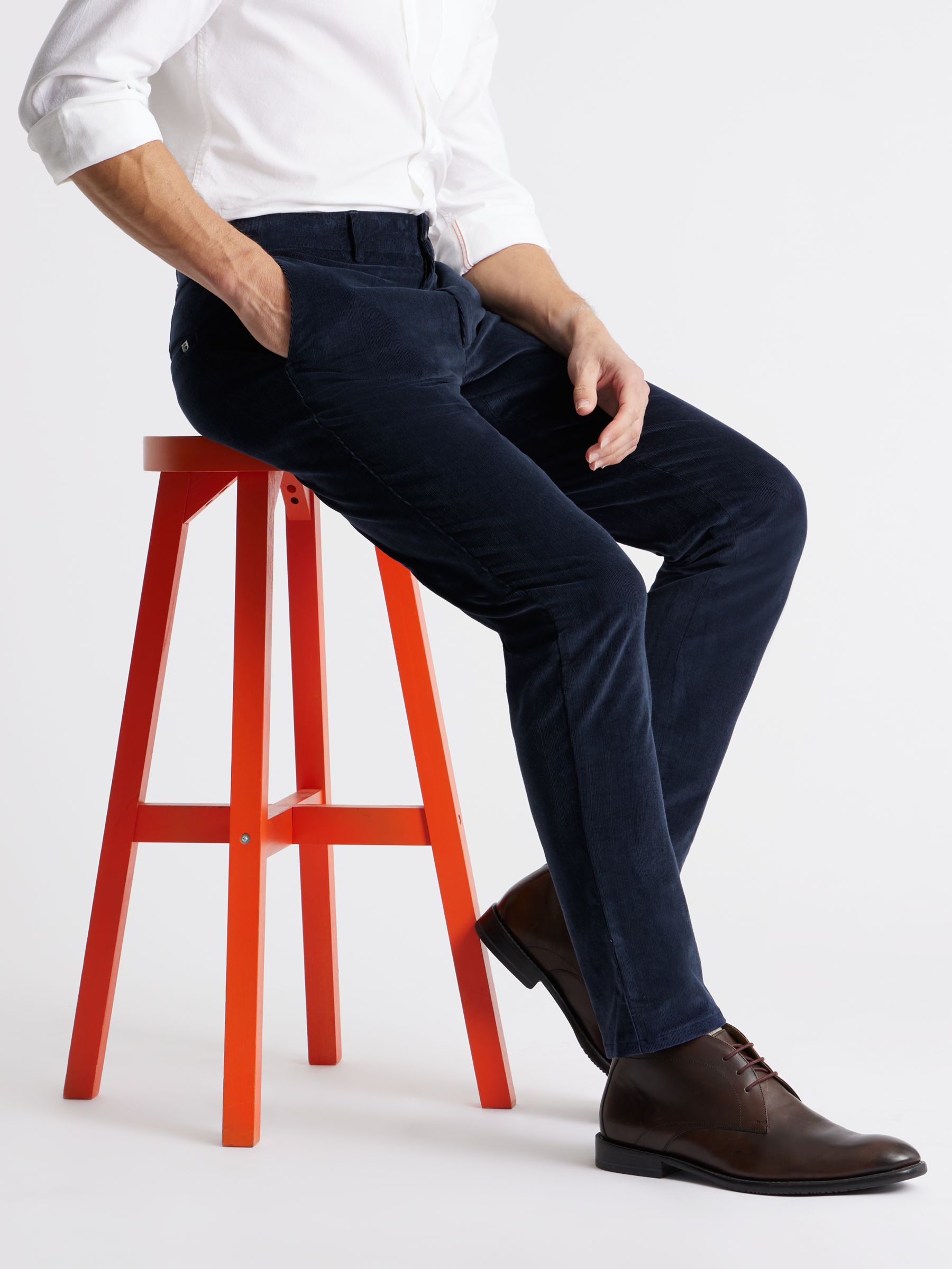Buy SPOKE Corduroy Sharps Narrow Thigh Trousers Online at johnlewis.com