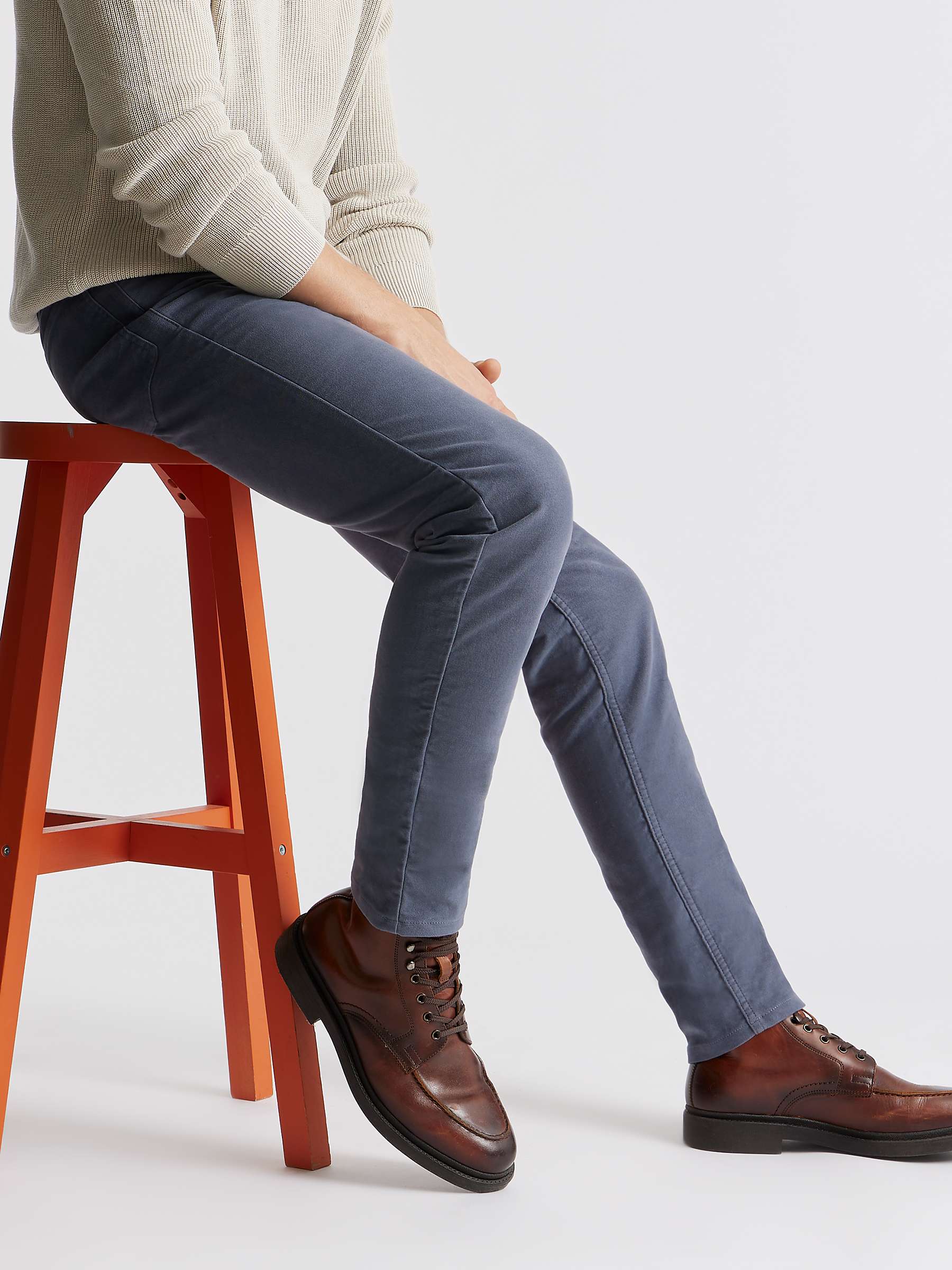 Buy SPOKE Moleskin Fives Broad Thigh Trousers Online at johnlewis.com
