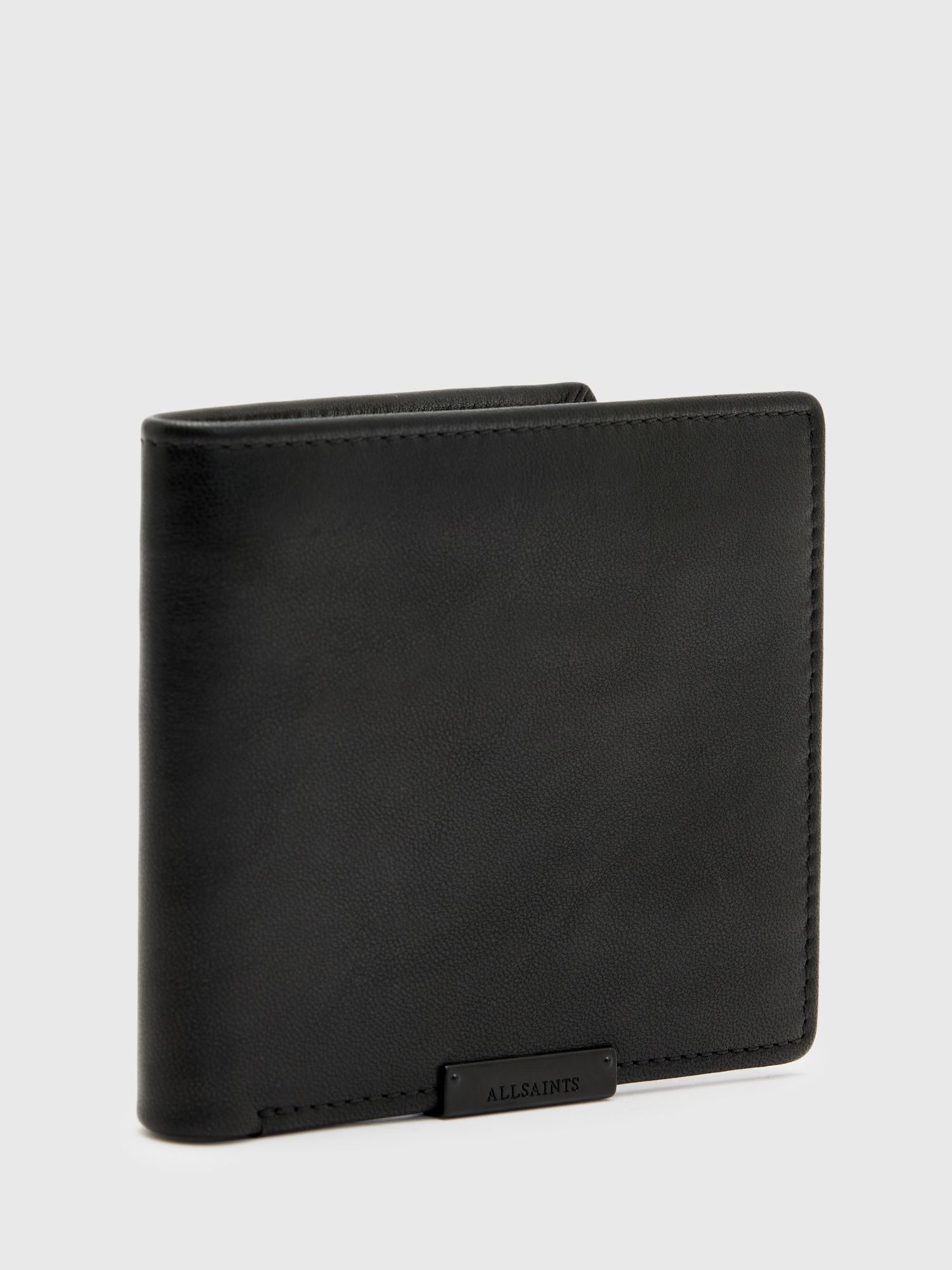 AllSaints Attain Cardholder Wallet, Black, One Size